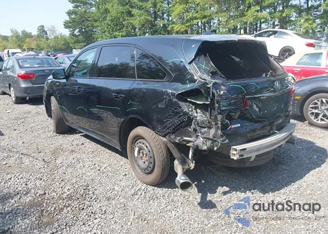 2019 Acura Mdx Tech A-Spec Pkgs из США, поврежденный, VIN 5J8YD4H0XKL021041